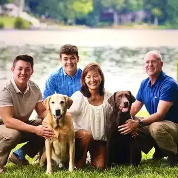Dr. Brooks and family