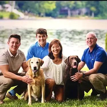 Dr. Brooks and family