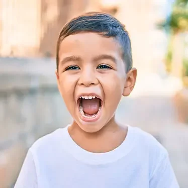 child laughing