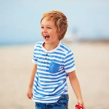 child laughing